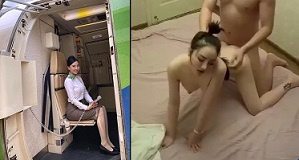 Comissária de bordo Bambo expõe ClipSex