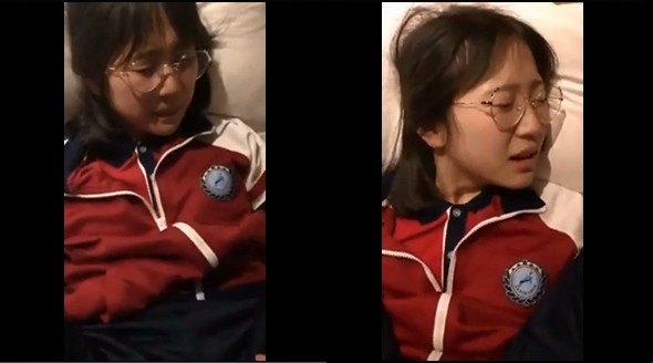 Chinese girl with glasses - 2